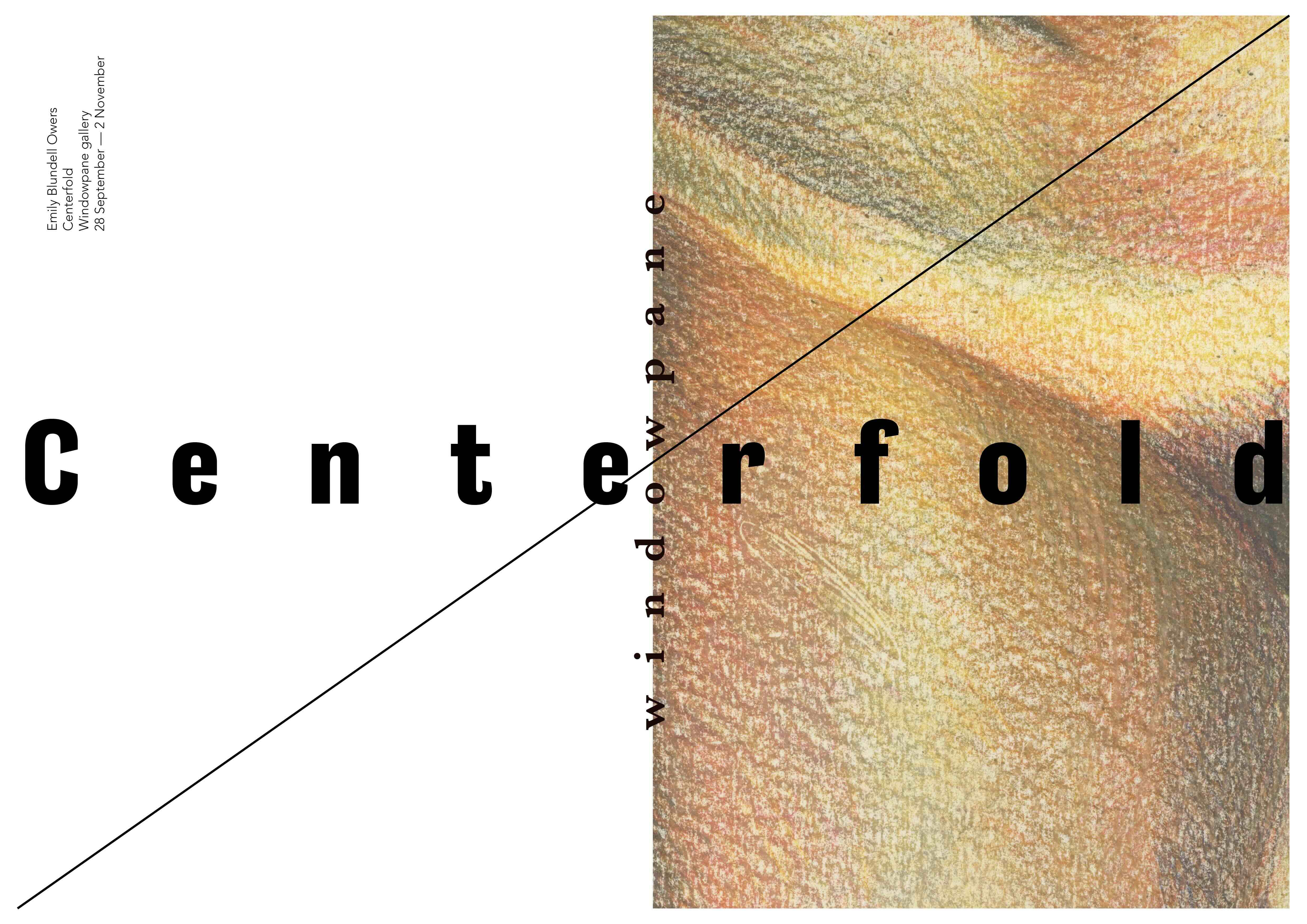 Centerfold exhibition poster, 2025